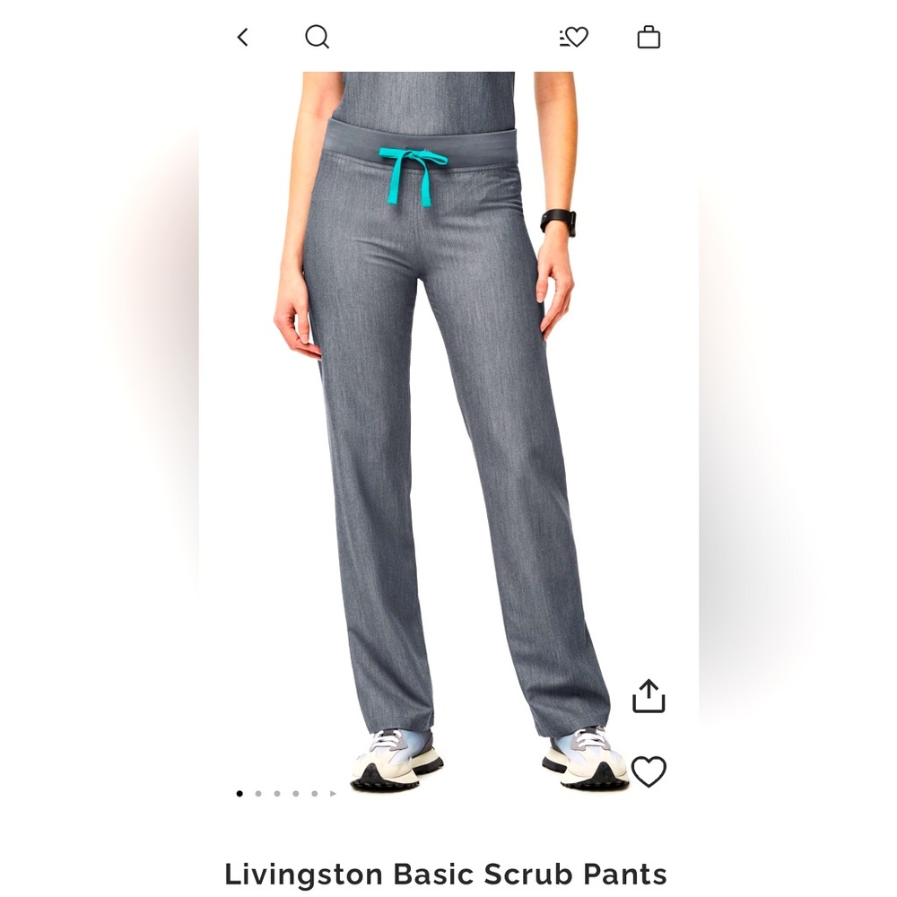 Figs Livingston Graphite XS petite